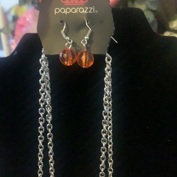 Paparazzi Orange Necklace - Picture 2 of 2